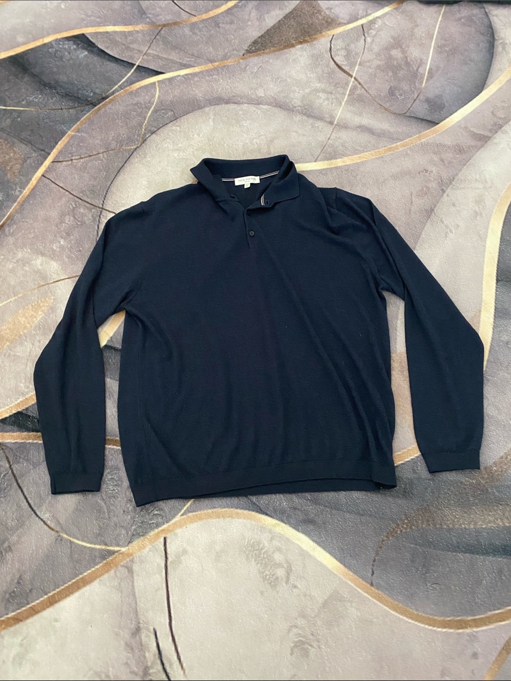 Jack victor Wool Silk Cashmere  long sleeve sweater men’s size 2XL